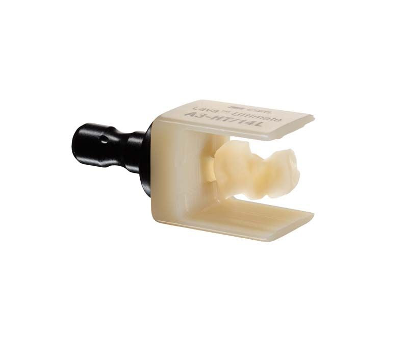Lava™ Ultimate LT 12 D2 Keramikblock mit integrierter Zahnrestauration.