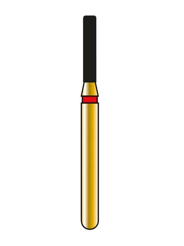 Detaillierte Nahaufnahme des Diatech Diamant FG G836R-314-012-6-F Instruments.
