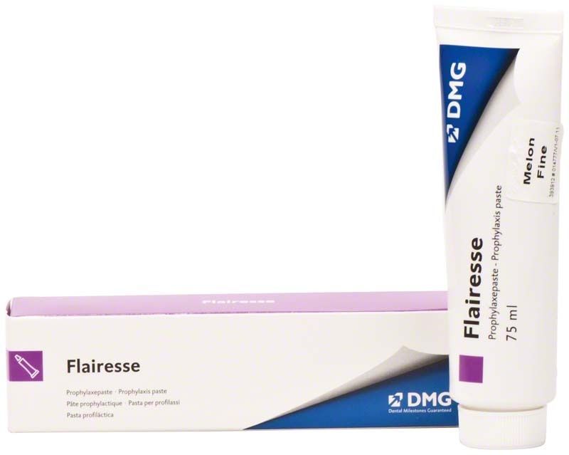 Flairesse Prophylaxepaste Tube Melone fein mit Verpackung.
