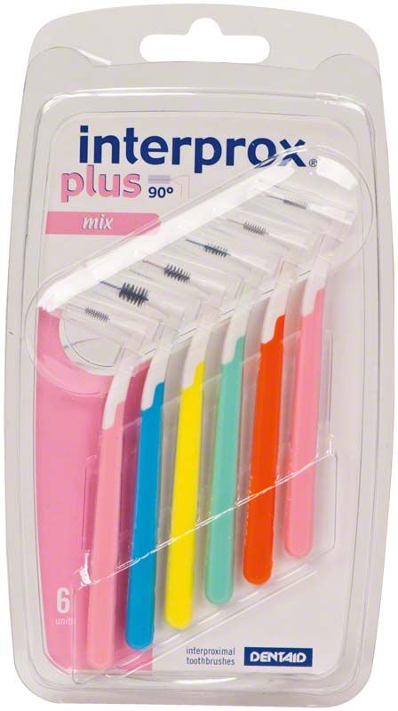 Interdentalbürsten interprox® plus Blister in verschiedenen Farben und Größen.