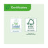 EU Ecolabel- und FSC-Zertifikate für Tork Handtücher.