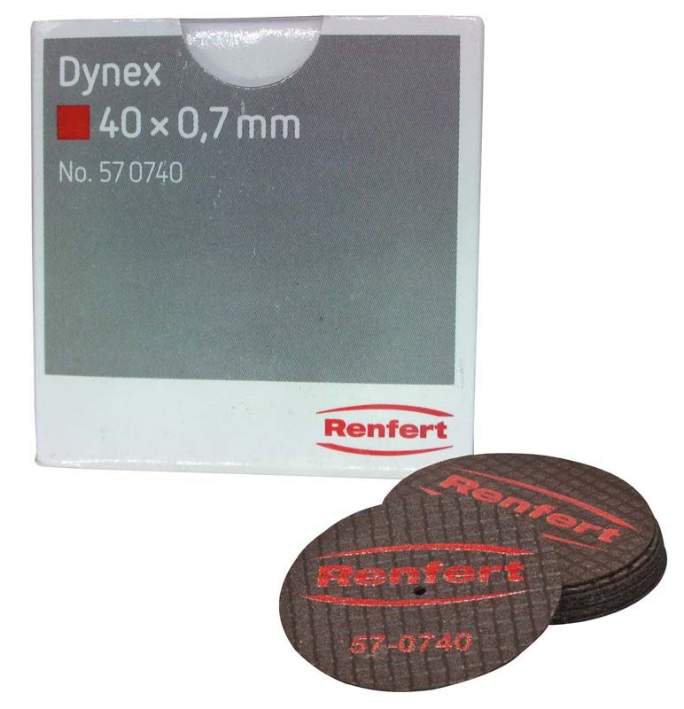 Dynex Trenn- und Schleifscheiben mit Verpackung, Ø 40mm, Stärke 0,70mm.