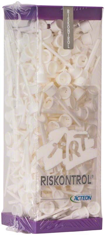 Einwegkanülen Riskontrol® Art Menthol in transparenter Verpackung.