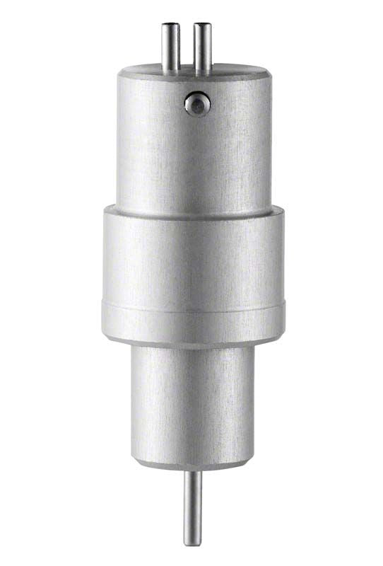 Riskontrol® Adapter FA S1 aus gebürstetem Metall.