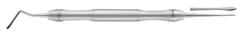 Periotom LiquidSteel® anterior Instrument mit schlankem, ergonomischem Design.