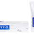 VITIS® whitening Zahnpasta 100ml neben der Verpackung.
