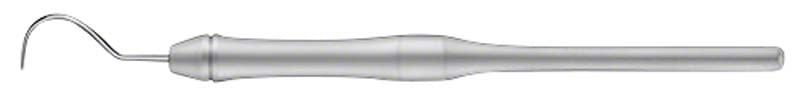Zahnsonde LiquidSteel® Figur 56 mit gebogenem Arbeitsteil.