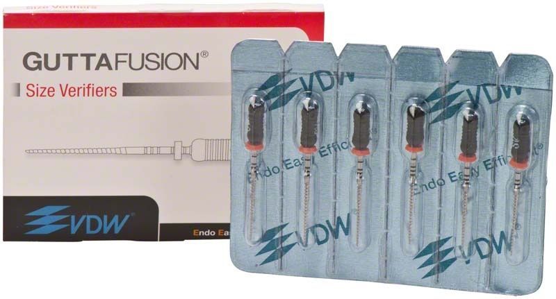 GUTTAFUSION® Size Verifier Gr. 040 schwarz in Blisterverpackung.