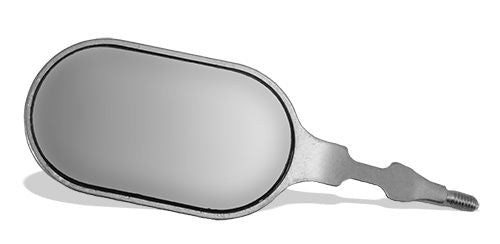 Mundspiegel KKD® mf RB-LINE 1 mit ovalem, reflektierendem Spiegel.
