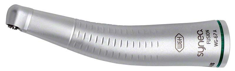 Dentales Synea Fusion Winkelstück Typ WG-67 A in silberner Farbe.