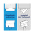 Tork®Advanced schnellauflösendes Handtuch weiß