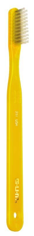 GUM® Classic Zahnbürste 3-reihig schmal groß weich