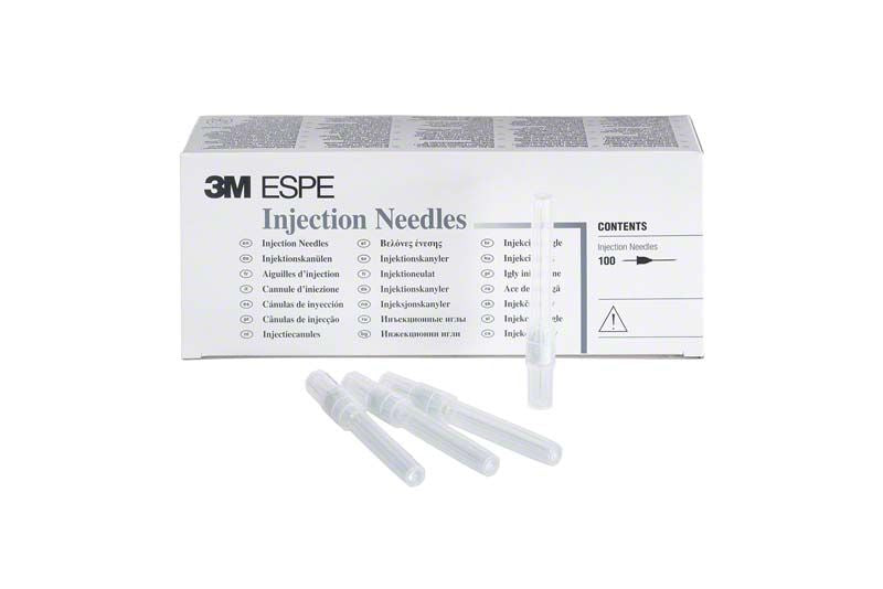 Injektionskanülen 27G 0,4 x 25mm in Verpackung von 3M ESPE.