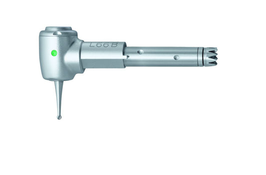 INTRA™ Kopf Typ L66B mit silbernem Finish und grünem Indikatorpunkt.