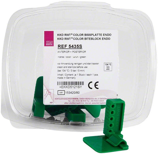 Image of KKD® RWT® COLOR Bissplatten Endo sortiert grün