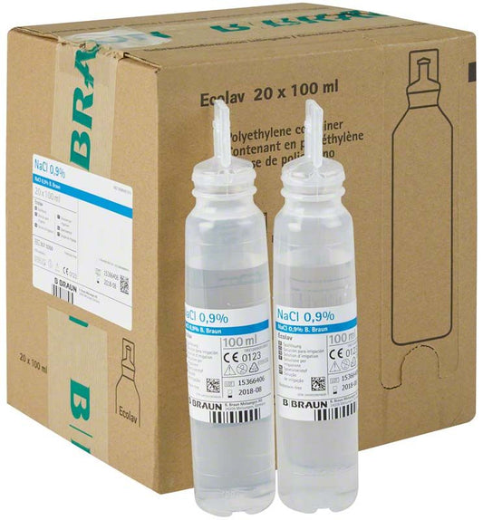 Image of NaCl 0,9% Spüllösung Flaschen 20x100ml