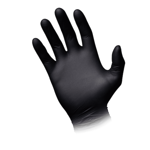 PURACOMFORT BLACK Nitril-Einmalhandschuhe, puderfrei