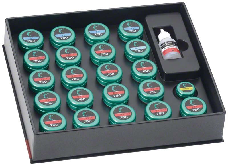 HeraCeram® Zirkonia 750 Sets Dentin-Incisal-Set in geöffneter Verpackung.