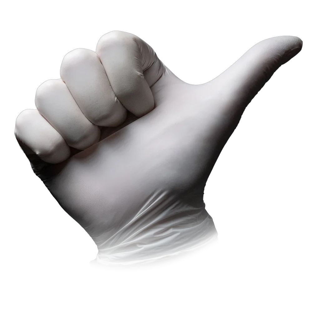 PURACOMFORT WHITE, Nitril Einmalhandschuhe, puderfrei