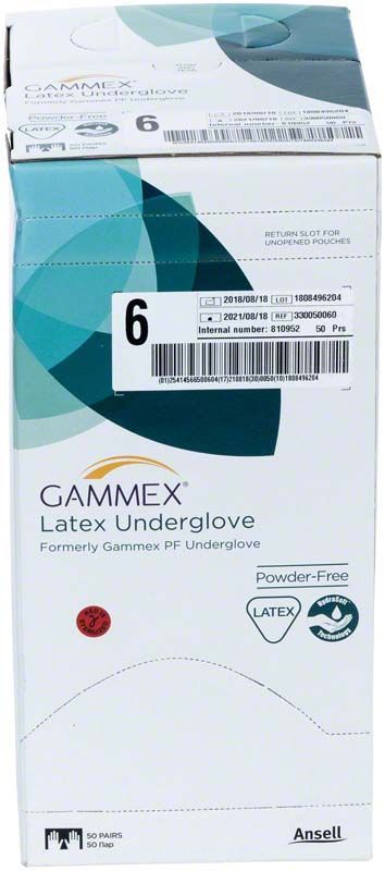 Image of Gammex Latex Undergloves Gr. 6