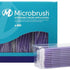 Microbrush Plus Applikatoren 400er Packung, violett, für den dentalen Gebrauch.
