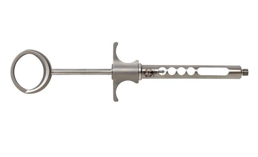 Image of Edelstahlspritze Aspirationsspritze mit großem Daumenring