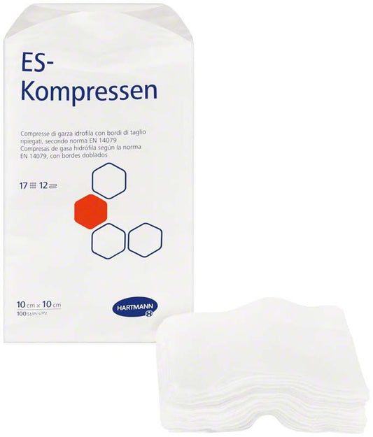 Image of ES-Kompressen unsteril 10 x 10cm 12-fach