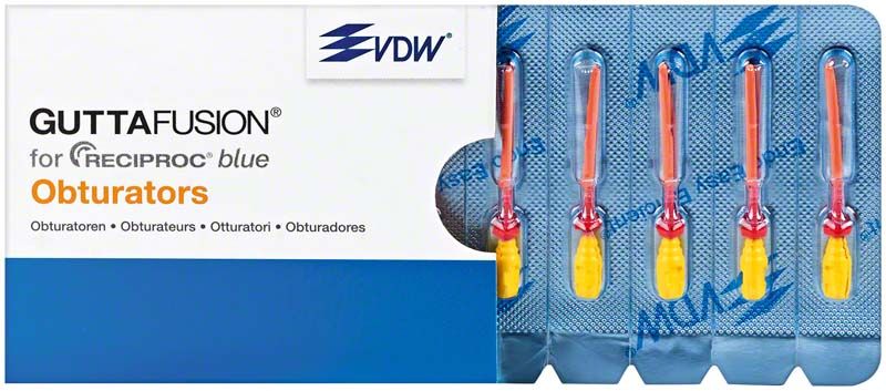 GUTTAFUSION für RECIPROC blue R50 Obturatoren im Blisterpack.