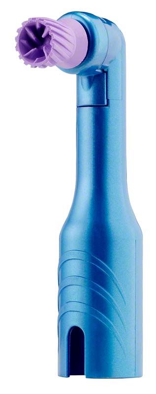 Young Classic Elite™ Einweg-Prophy-Winkelstück mit lila Elite Cup.