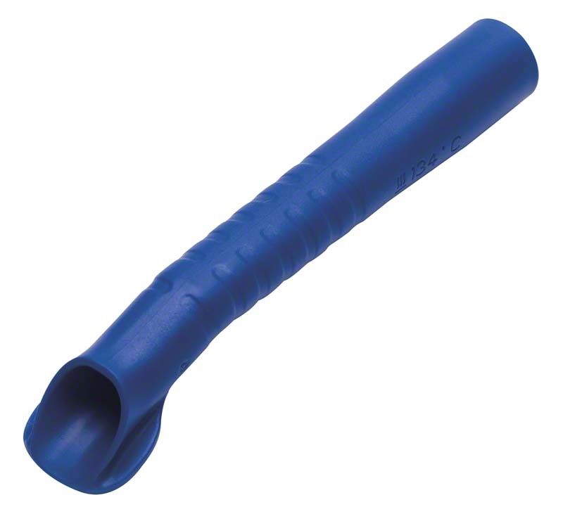 Blaue dental Absaugkanüle aus Kunststoff für universelle Anwendungen.