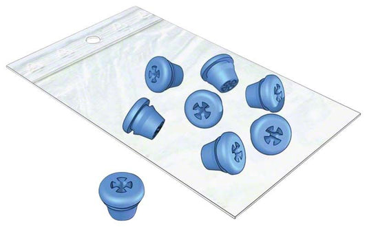 Image of Silikon-Einsätze für Bohrerständer hellblau