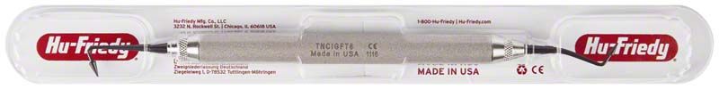 Satin Steel XTS Komposit-Instrument Goldstein Flexi-Thin, Figur 6 in Kunststoffverpackung.