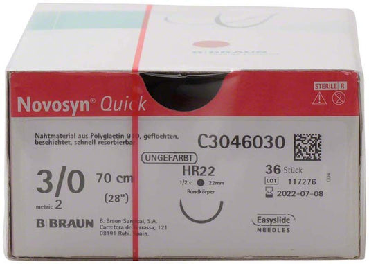 Image of Novosyn® QUICK 3/0 HR22 - 0,70m