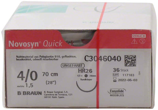 Image of Novosyn® QUICK 4/0 HR26 - 0,70m