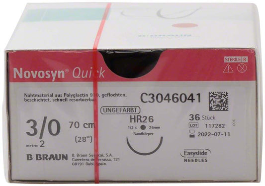 Image of Novosyn® QUICK 3/0 HR26 - 0,70m