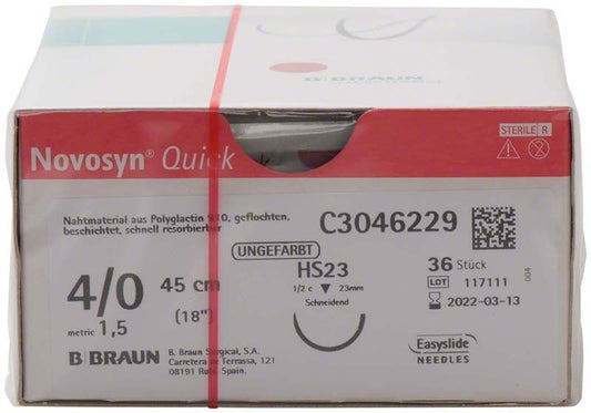Image of Novosyn® QUICK 4/0 HS23 - 0,45m