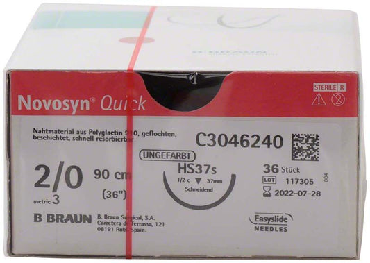 Image of Novosyn® QUICK 2/0 HS37s - 0,90m