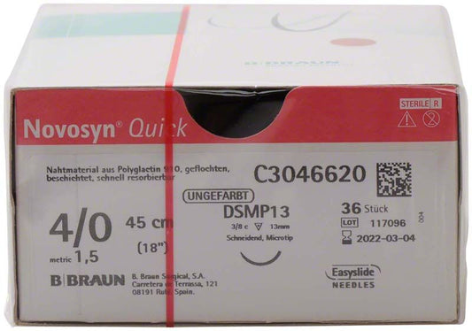 Image of Novosyn® QUICK 4/0 DSMP13 - 0,45m