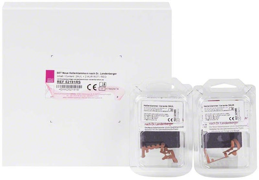 Image of Neue Hallerklammer nach Dr. Landenberger Rot (TiN) - Figur 2AUL / 2AUR