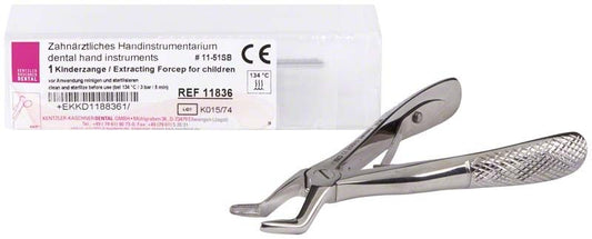 Image of KKD® Kinderzahnzange Rautengriff OK Wurzeln - Form 51SB