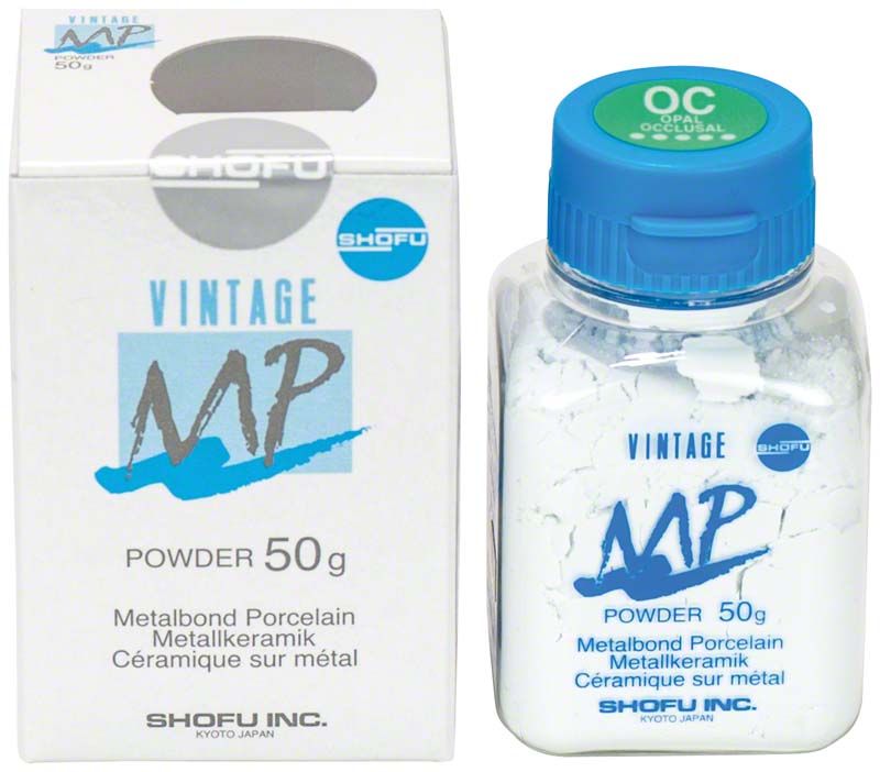 VINTAGE MP Opal Effekt 50g OC Metallkeramikpulver mit Verpackung.