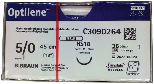 Image of Optilene® - 0,45m 5/0 HS18