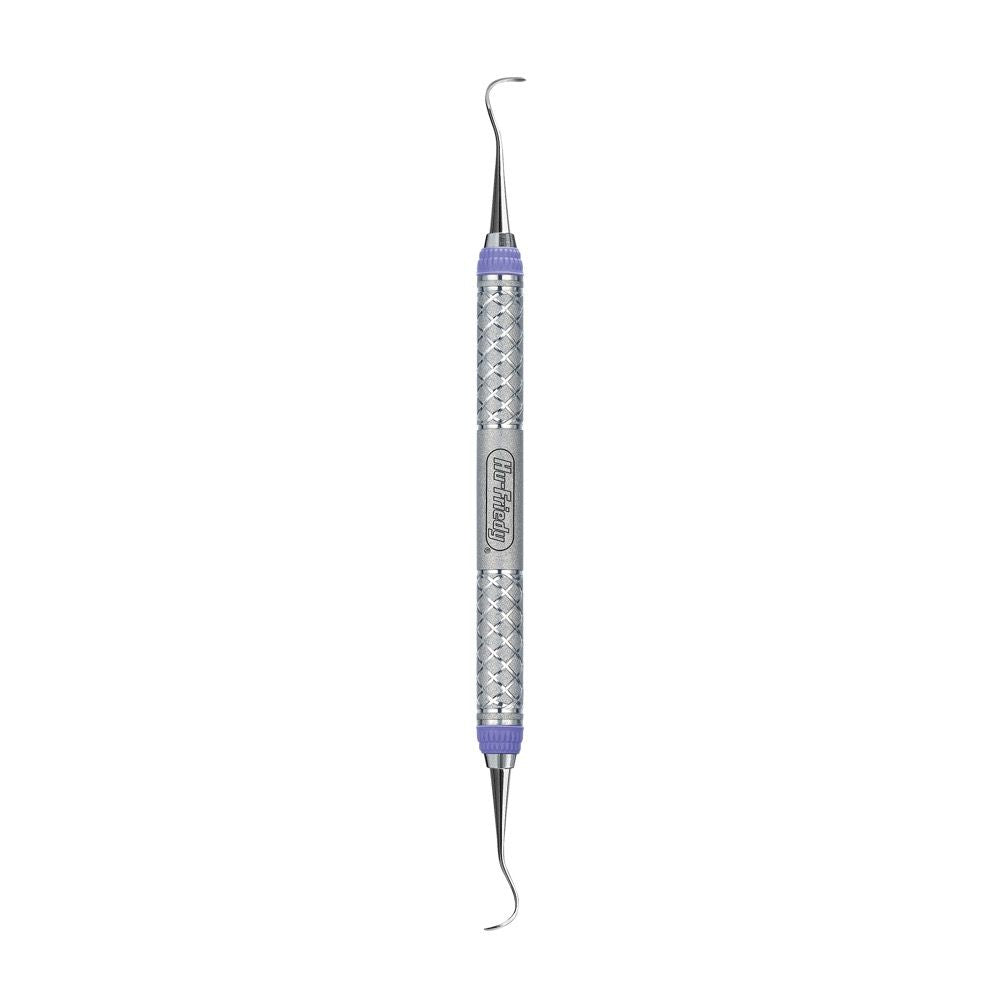 McCall Kürette Figur 18/19 mit Griff 9 in Silberoptik.
