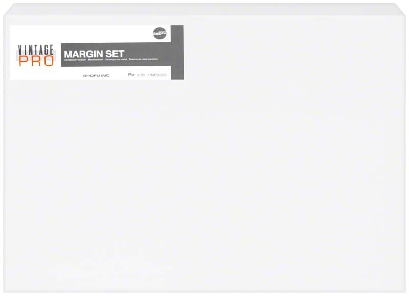 Verpackung des Vintage PRO Margin Sets mit Produktname und Logo.
