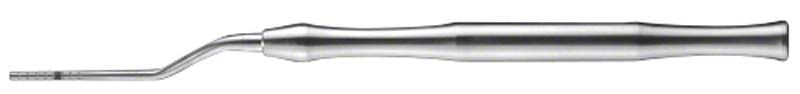 Bajonettförmiger OSTEOTOM Knochenstößel (Sinutom) mit 2,2 mm Durchmesser.