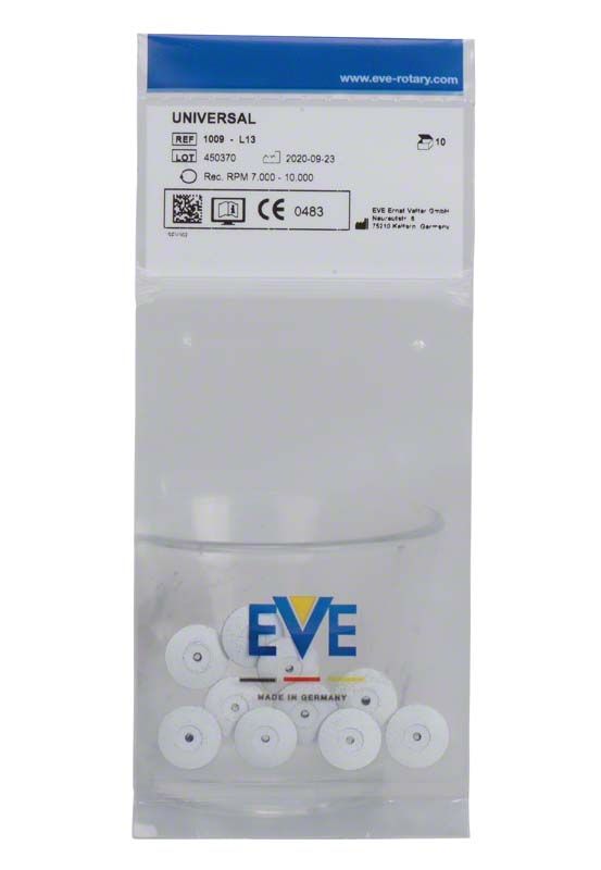 EVE UNIVERSAL weiß unmontiert 10er L13