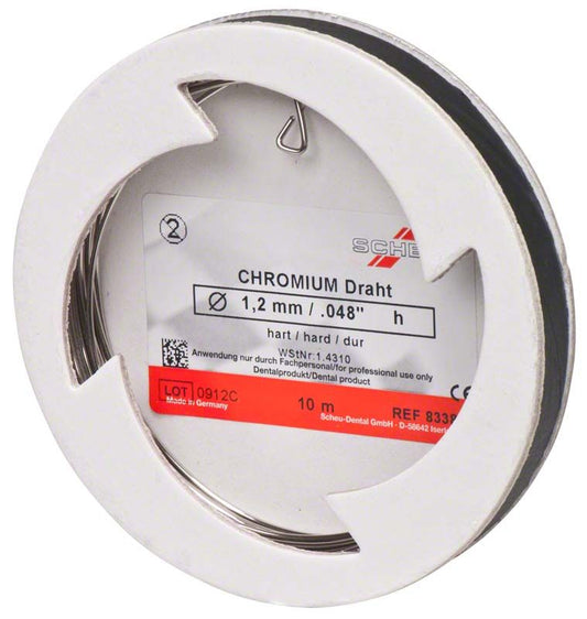 Image of CHROMIUM Spulendraht hart - 1,2mm x 10m