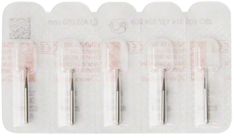 Blisterpackung mit vier Diamantbohrern Diamant FG 838 008.