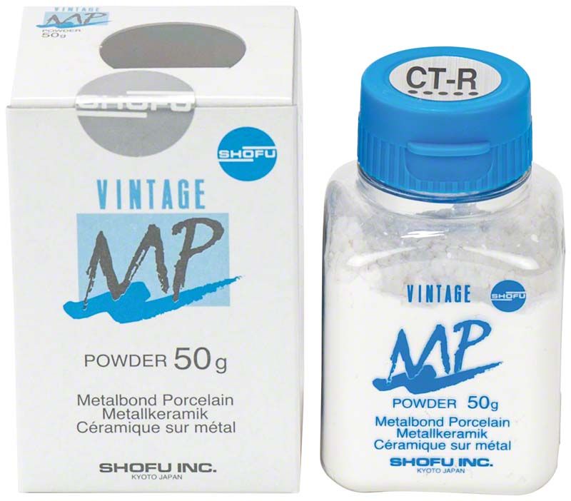 Vintage MP Halsmasse Transluzent 50g CT-R Verpackung und Flasche.