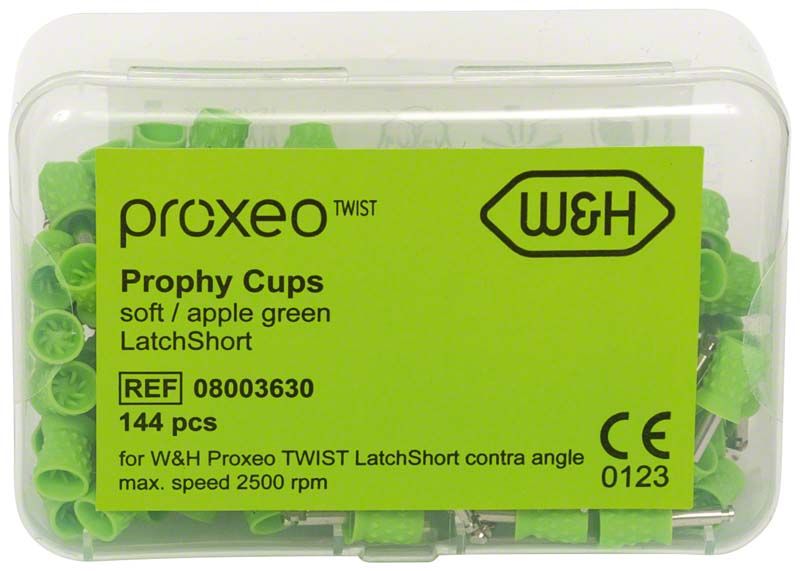 Image of LatchShort Prophy-Kelche weich / apfelgrün